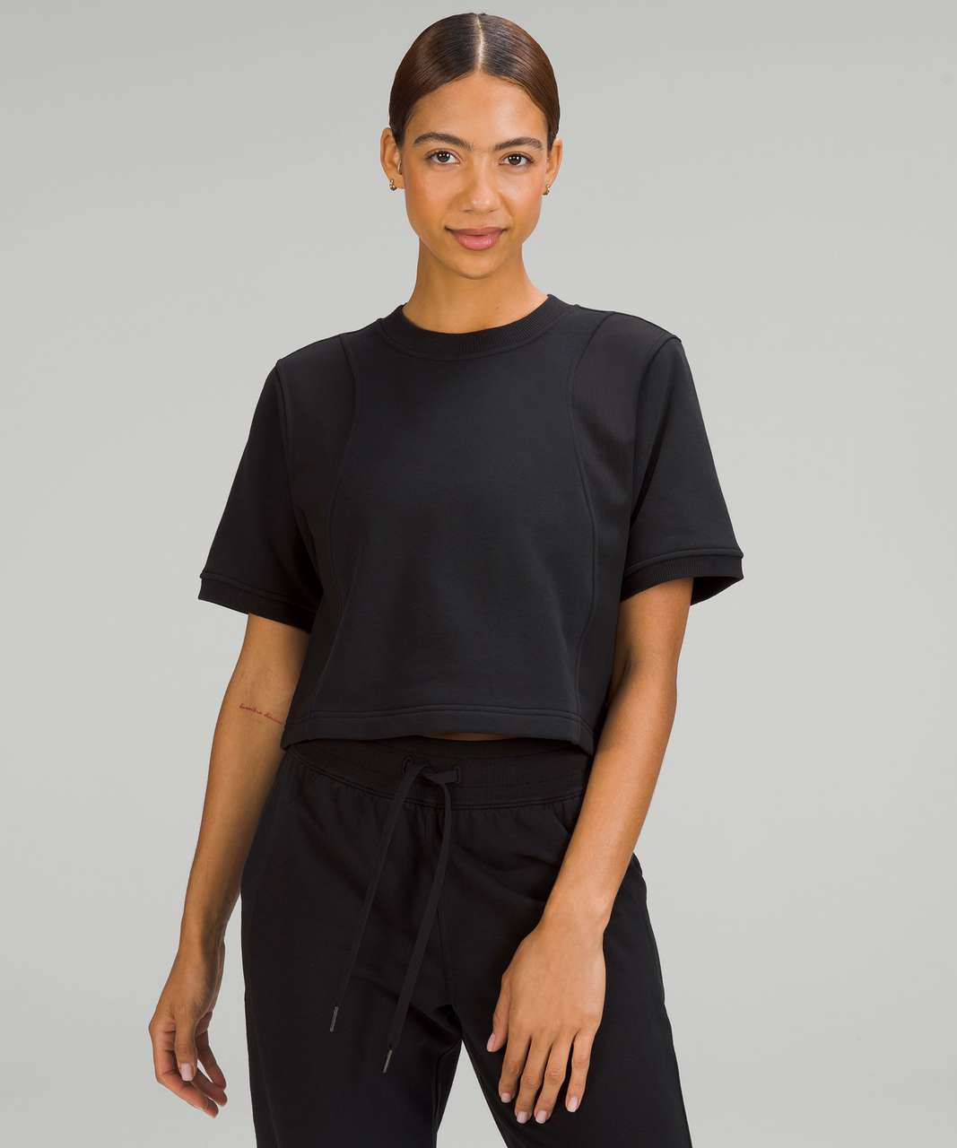 Lululemon Cotton French Terry + Swift T-Shirt - Black