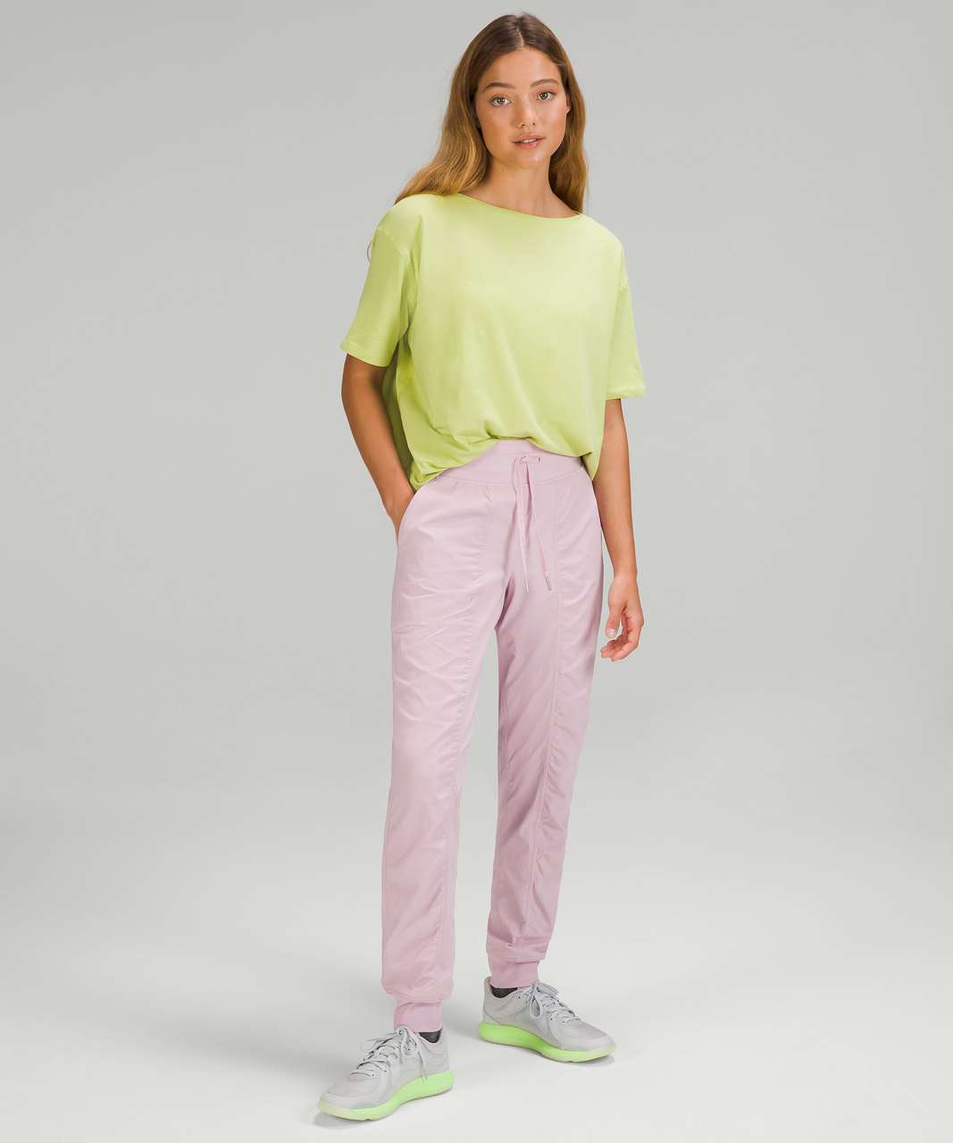 Lululemon Dance Studio Mid-Rise Full Length Pant - Brier Rose