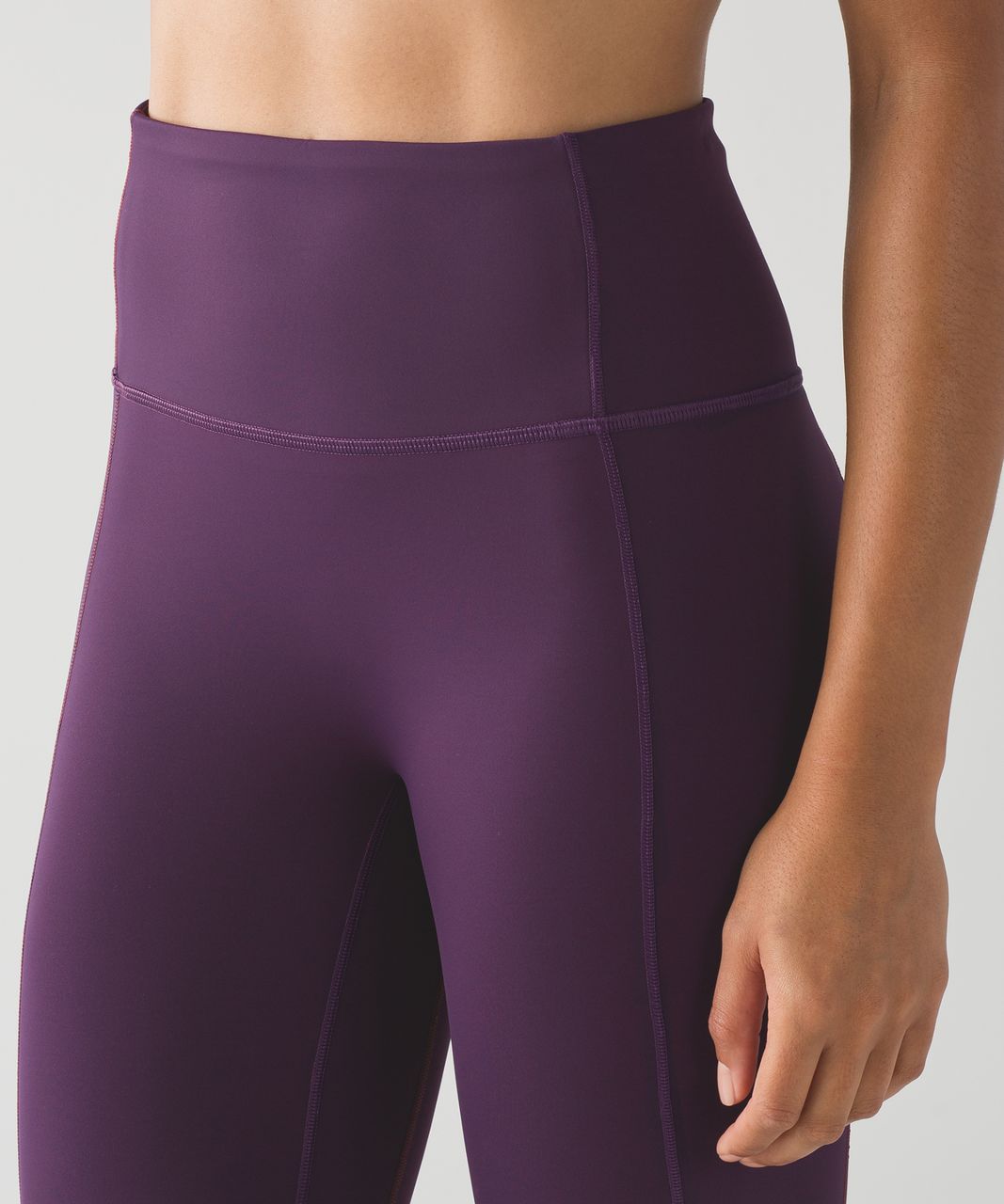 Lululemon Like Nothing 7/8 Tight Darkest Magenta High-Rise Size 6 Nulux  Womens