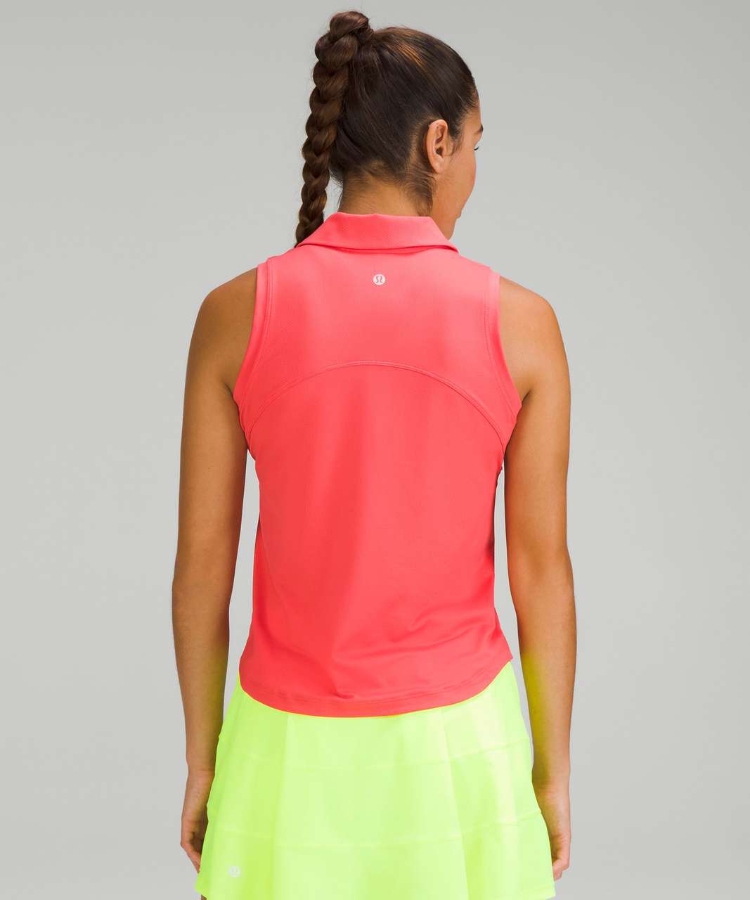 Lululemon Quick-Drying Sleeveless Polo Shirt - Pale Raspberry - lulu ...