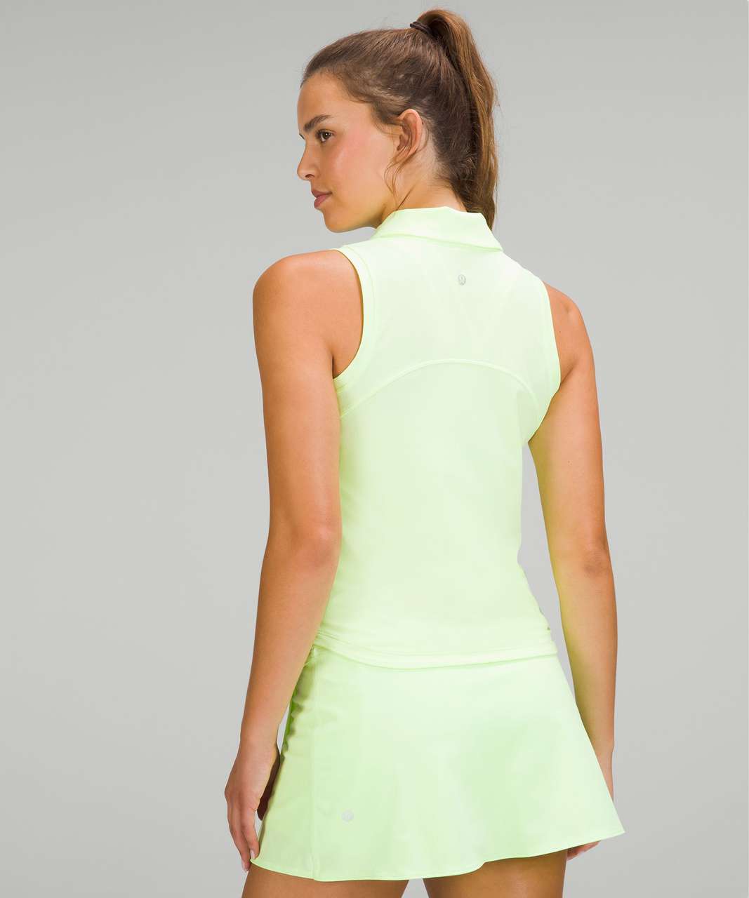 Lululemon Quick-Drying Sleeveless Polo Shirt - Faded Zap