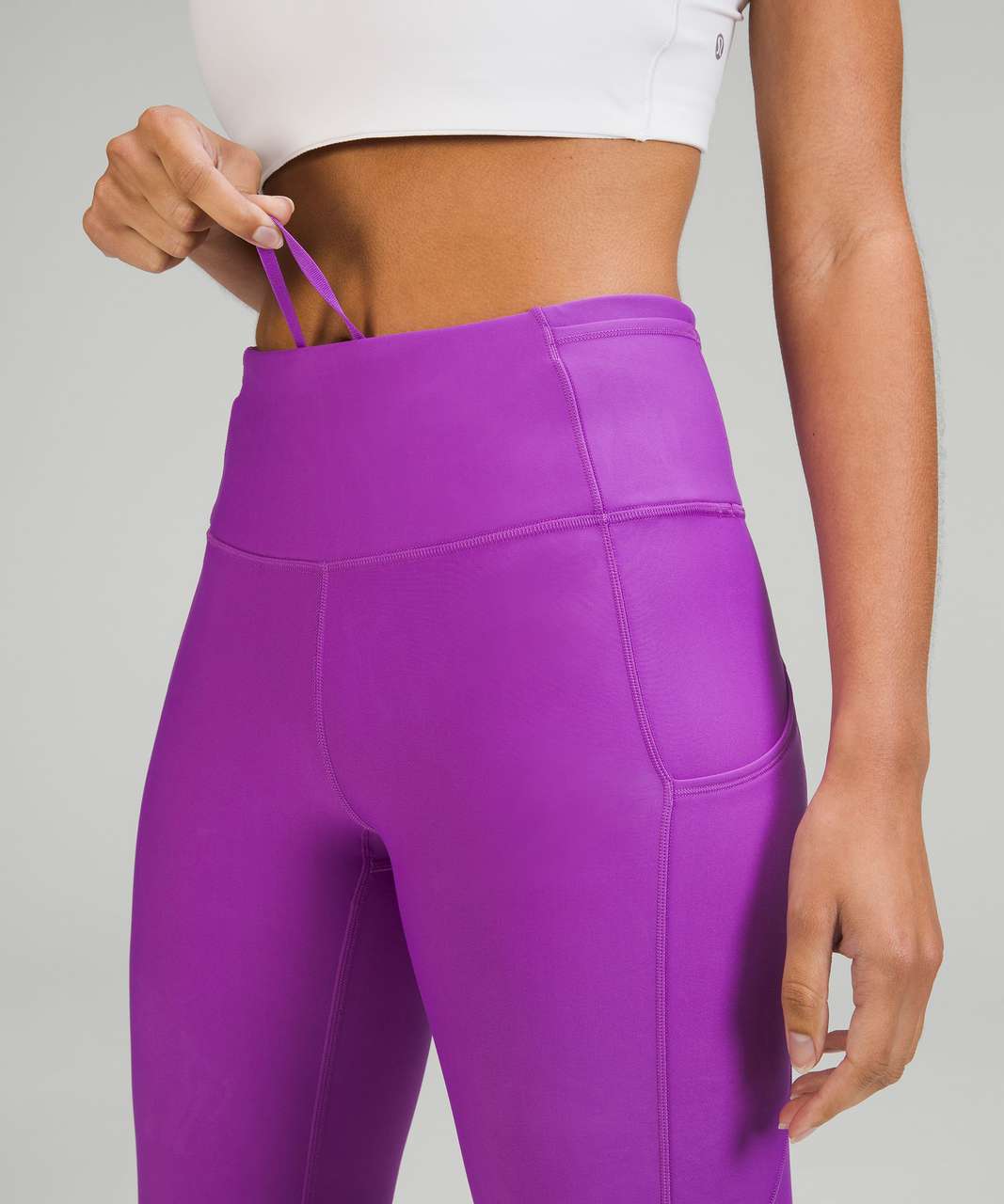 Lululemon Fast and Free High-Rise Fleece Tight 28" - Moonlit Magenta