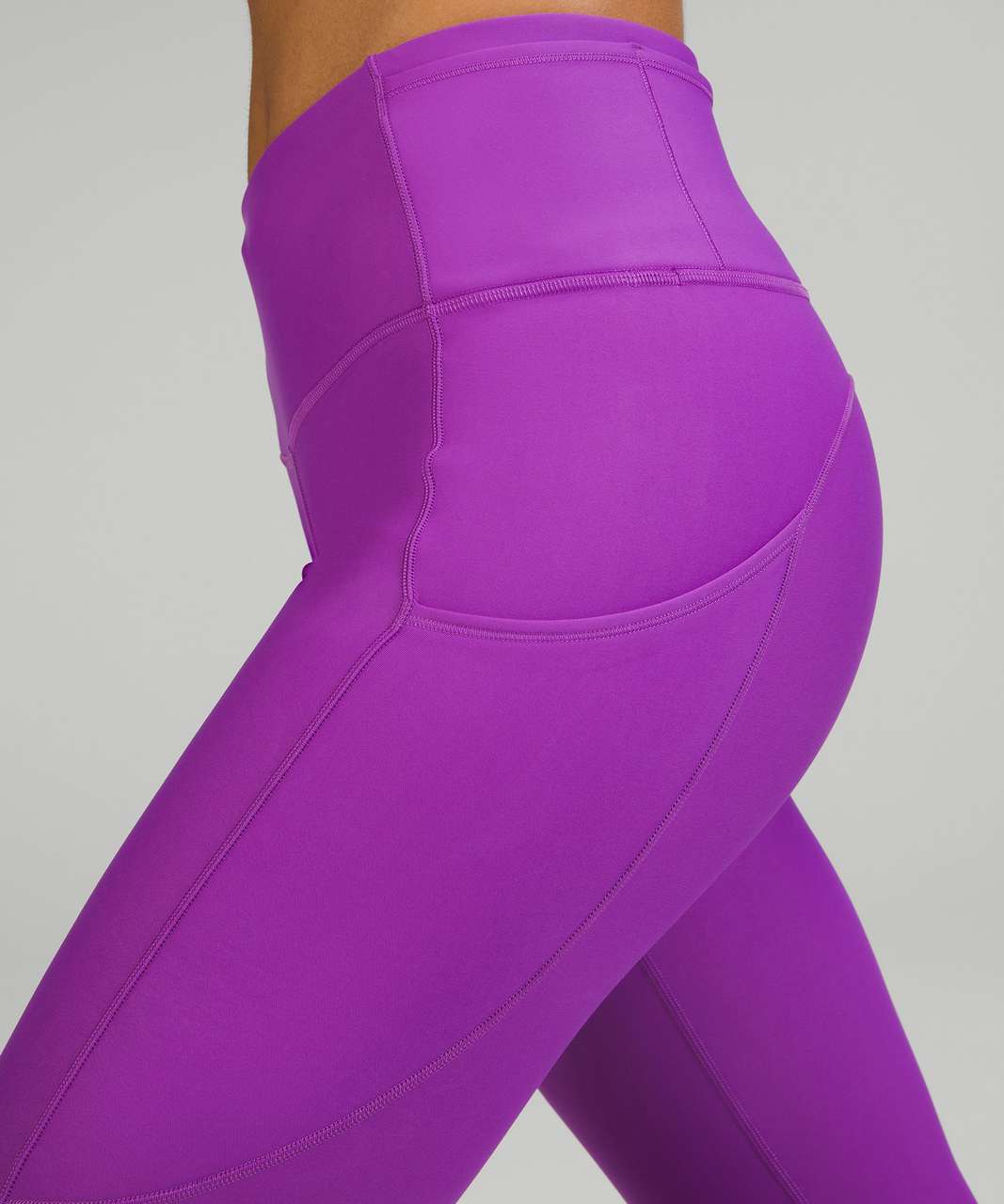 Lululemon Fast and Free High-Rise Fleece Tight 28" - Moonlit Magenta