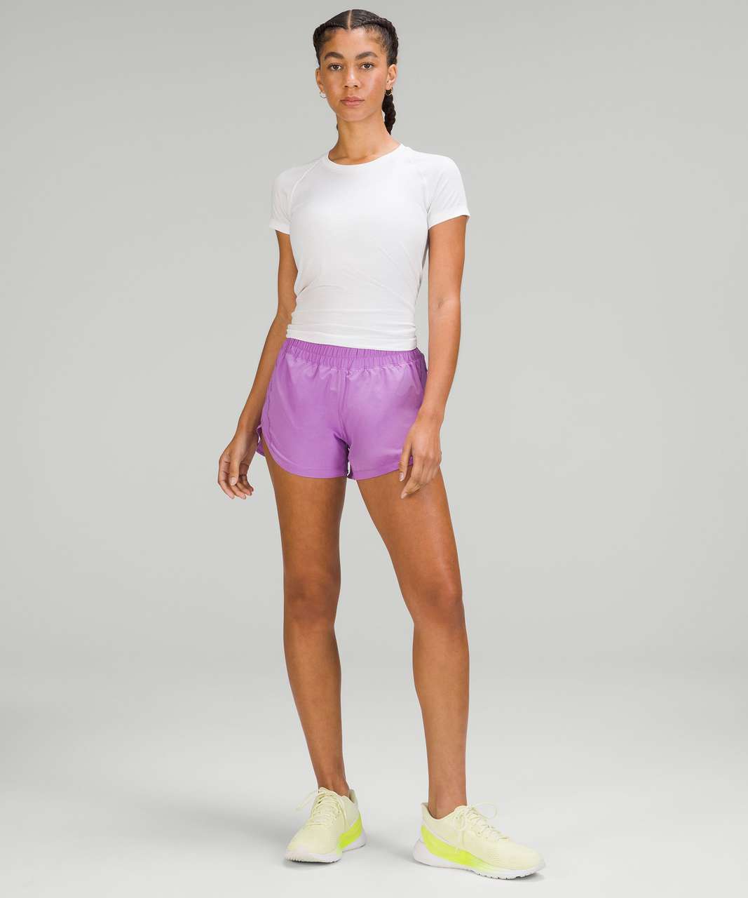 Lululemon Track That High Rise Shorts 3 Inseam Women's Sz 4 Pale Raspberry  NWT