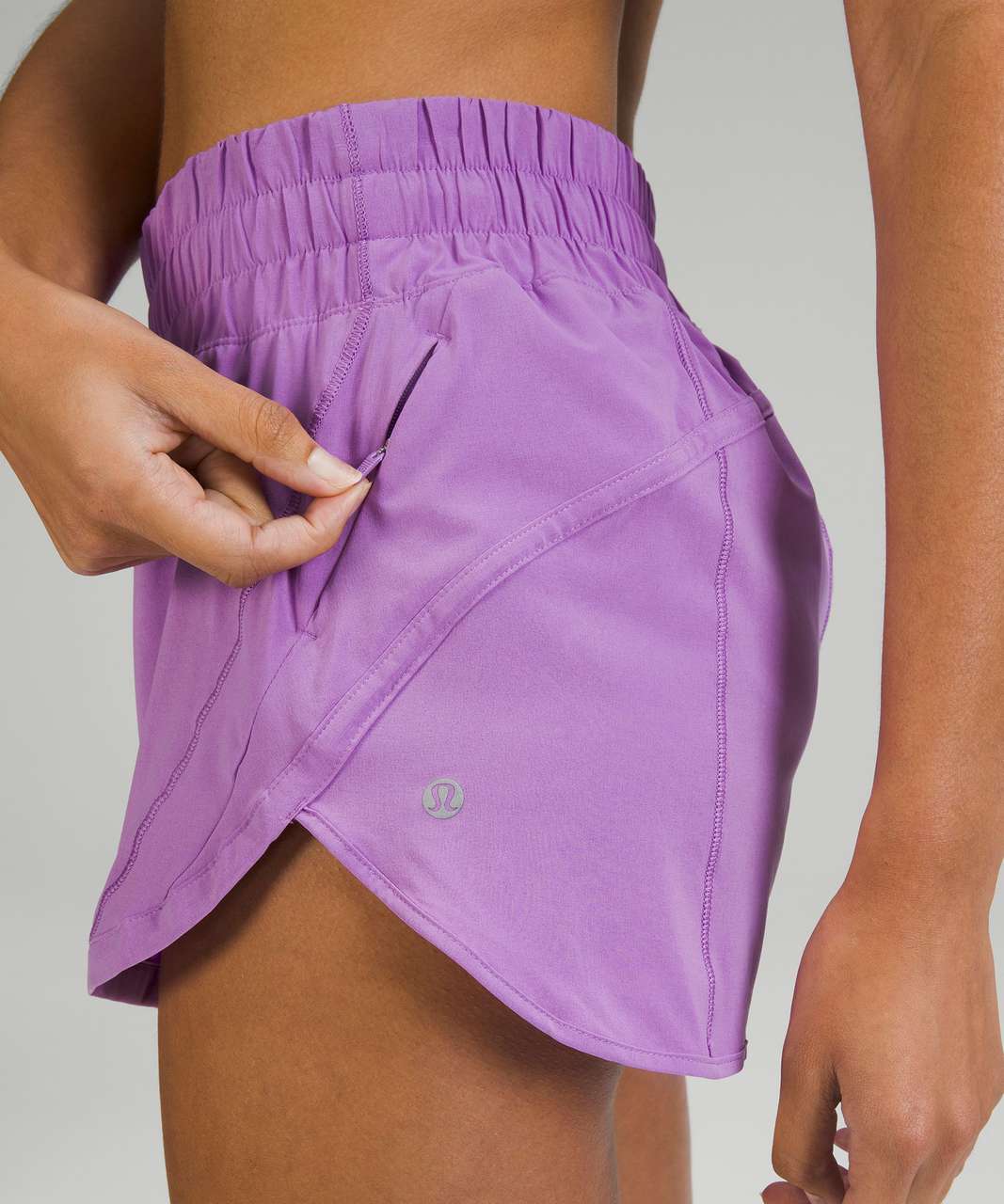 Lululemon Track That High-Rise Lined Short 3 - Purple Blossom