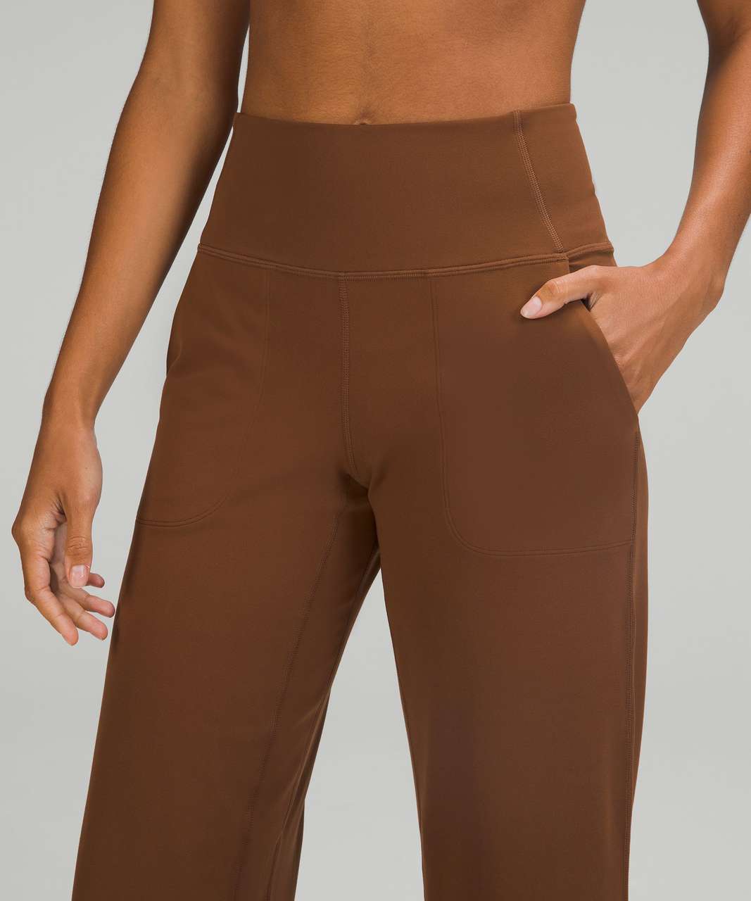 Lululemon Align Wide Leg High-Rise Pant 31" - Roasted Brown