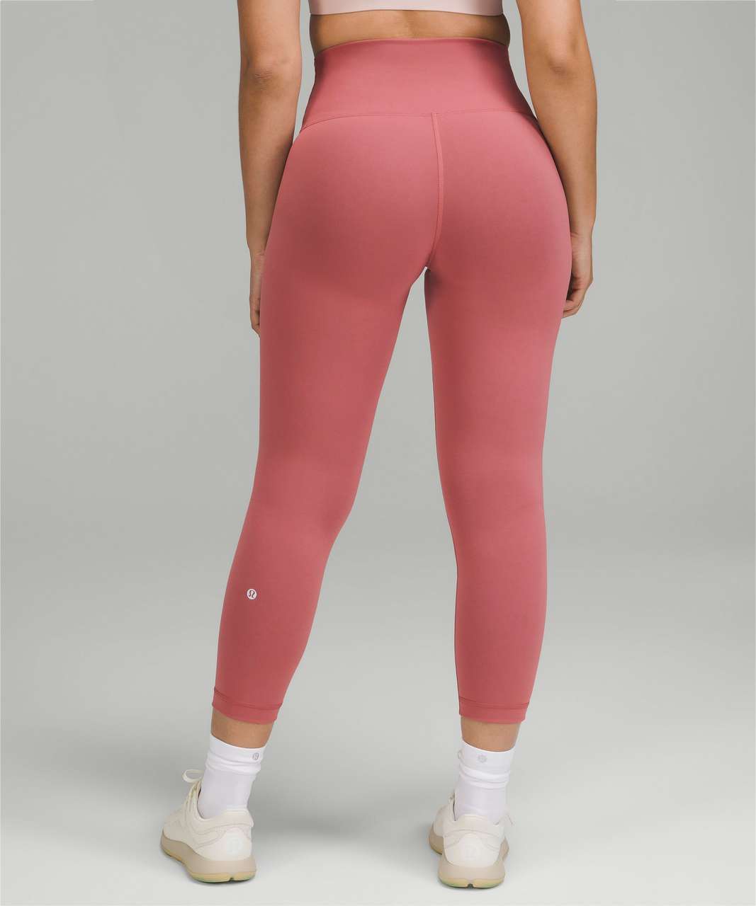 Lululemon Wunder Train Contour Fit High-Rise Crop 23" - Brier Rose