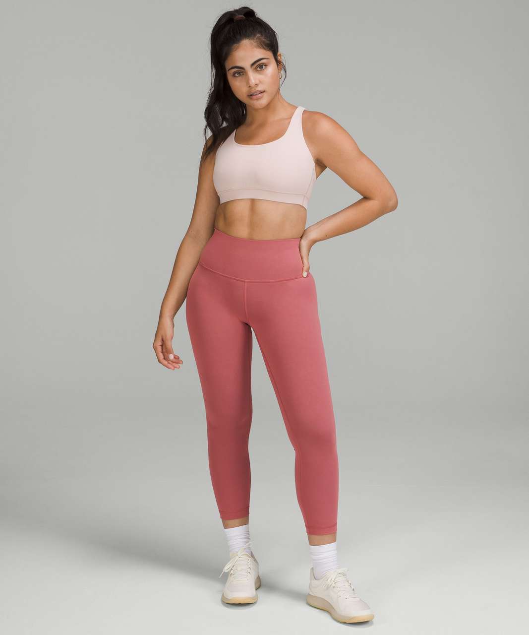 Lululemon Wunder Train Contour Fit High-Rise Crop 23 - Misty