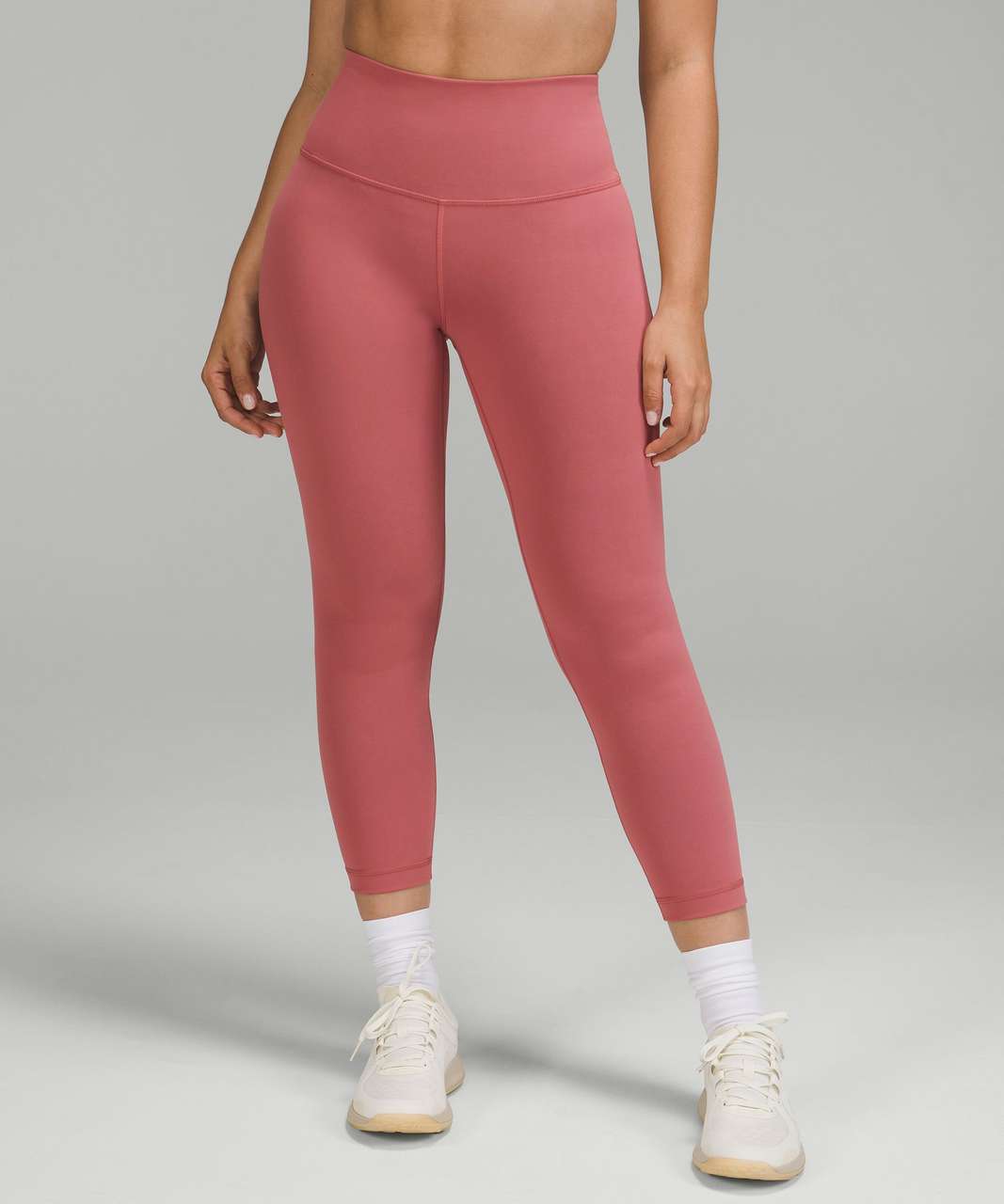 Lululemon Wunder Train Contour Fit High-Rise Crop 23 - Brier Rose - lulu  fanatics