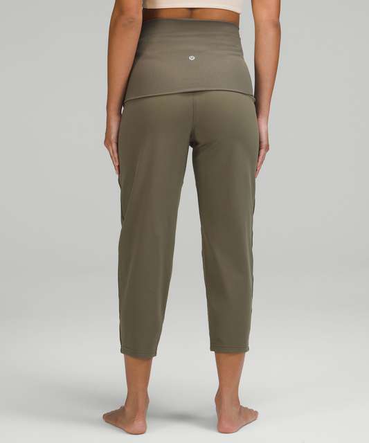 image trick finds] EtS cropped (almond butter), ribbed nulu cropped define  (tidewater teal), align ribbed waist cropped jogger (carob brown), court  rival long (almond butter) : r/lululemon