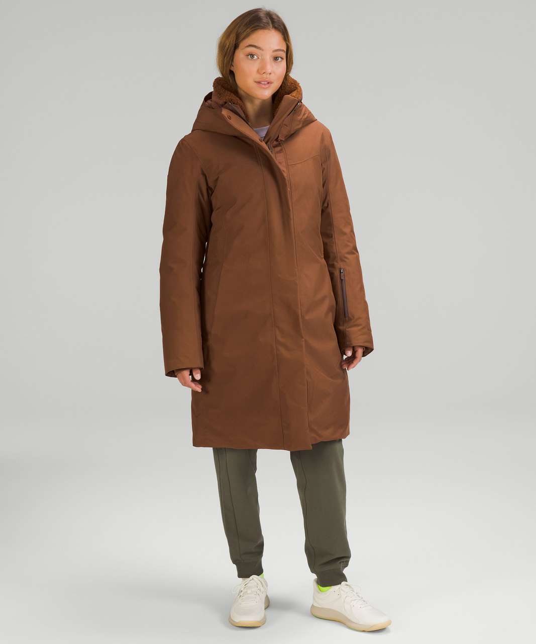 Lululemon Snow Warrior Parka - Roasted Brown