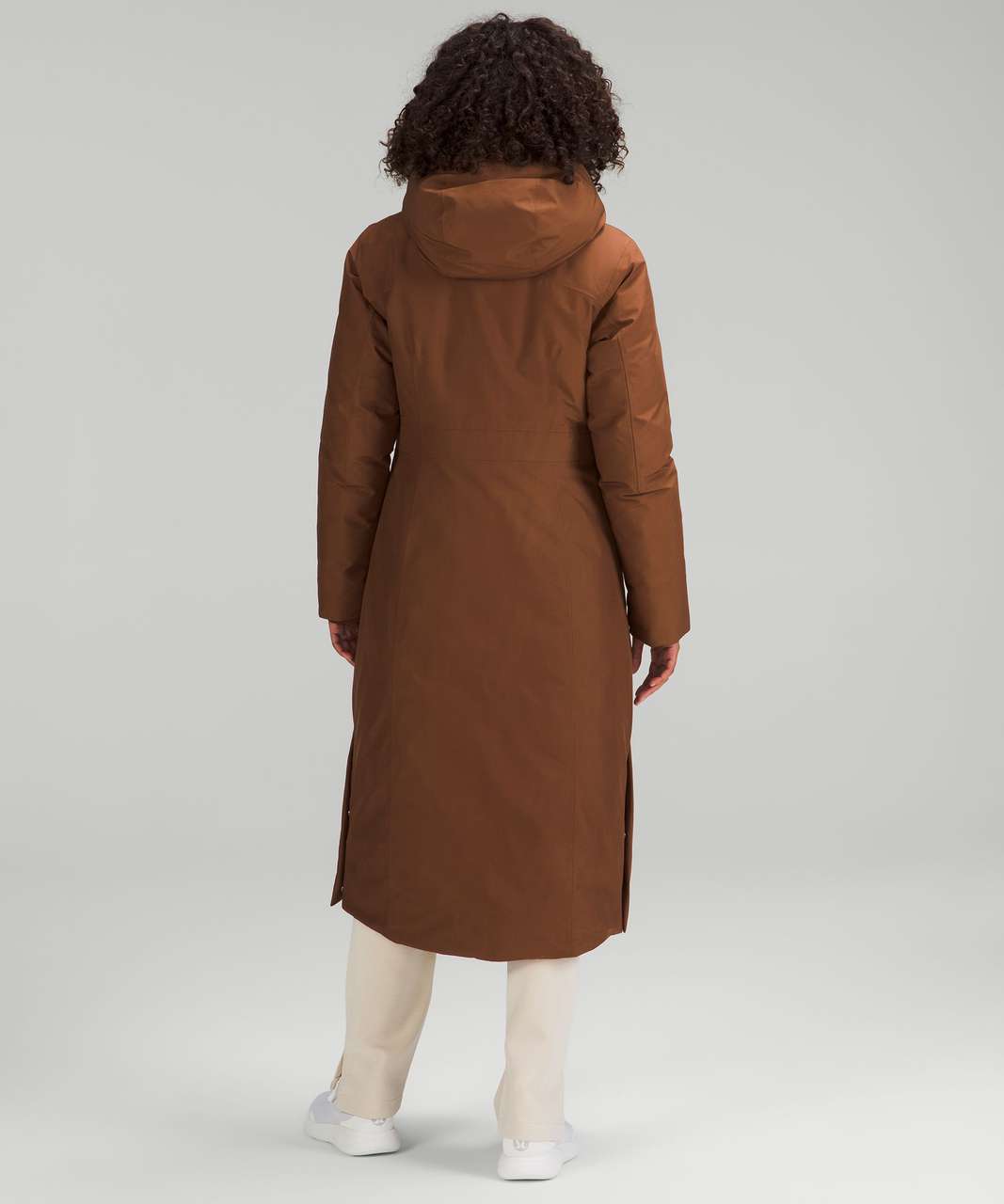 Lululemon Snow Warrior Long Parka - Roasted Brown