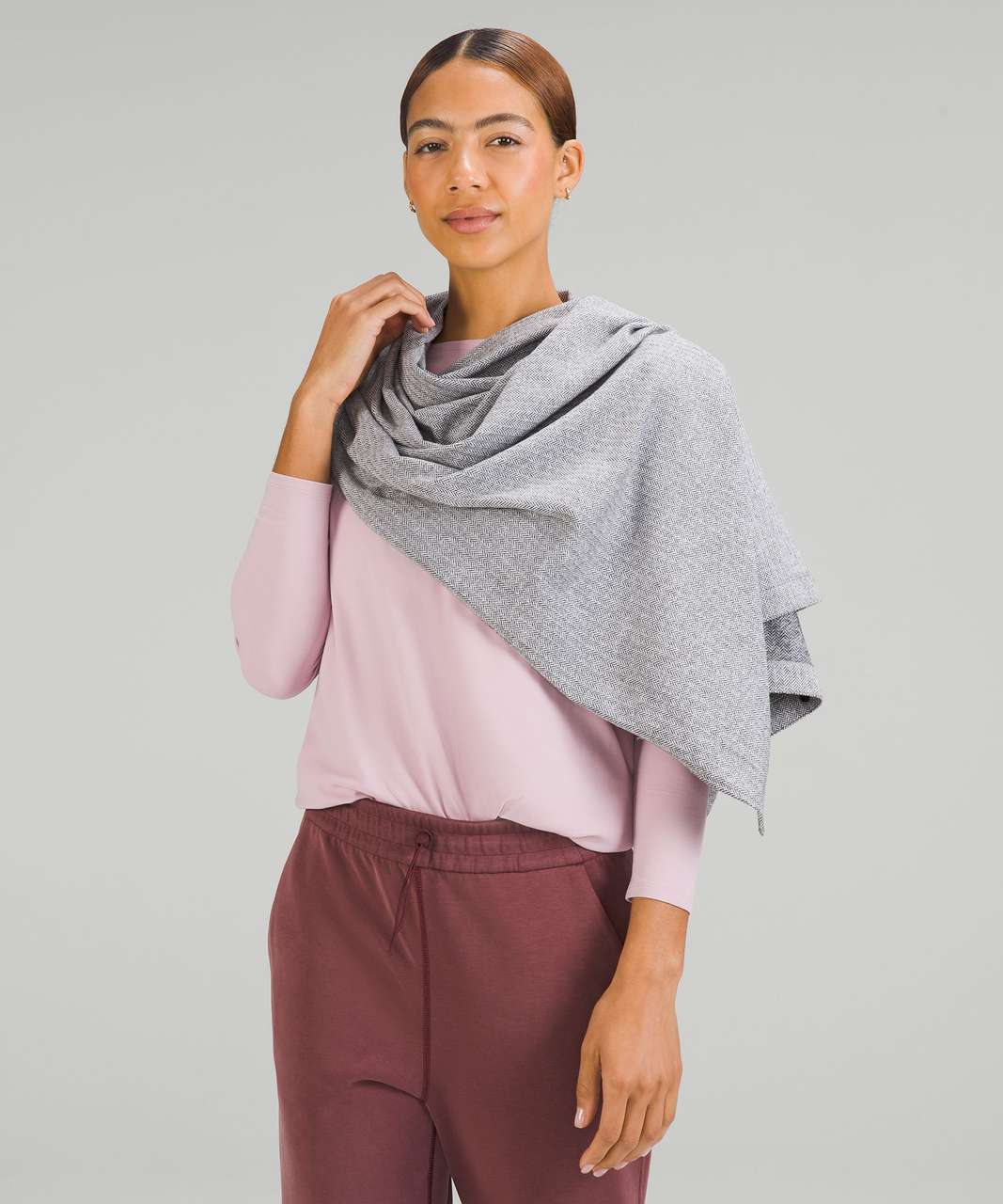 Lululemon Customizable Snap Scarf Shine - Diamond Dye Misty Shell Cacao  Diffuse Dot Foil