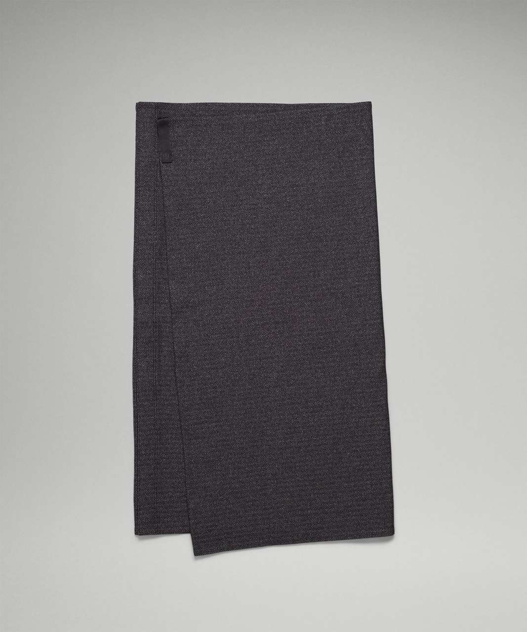 Lululemon Customizable Snap Scarf - Heathered Herringbone Heathered Black Black