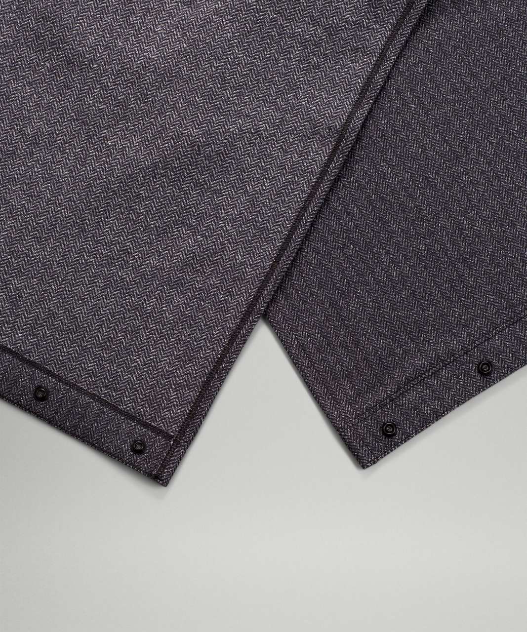 Lululemon Customizable Snap Scarf - Heathered Herringbone Heathered Black Black