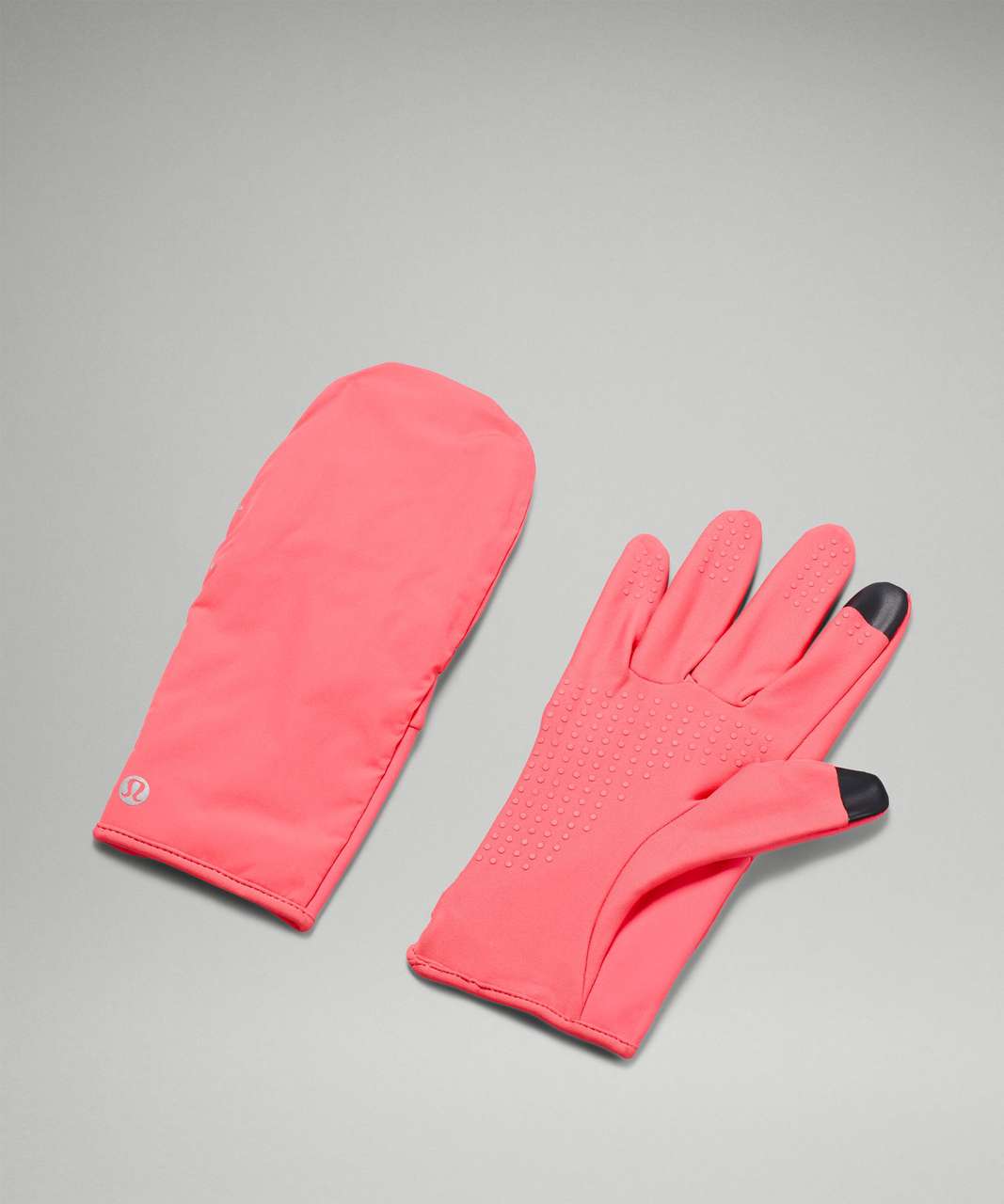 Lululemon Run for It All Hooded Gloves - Pale Raspberry