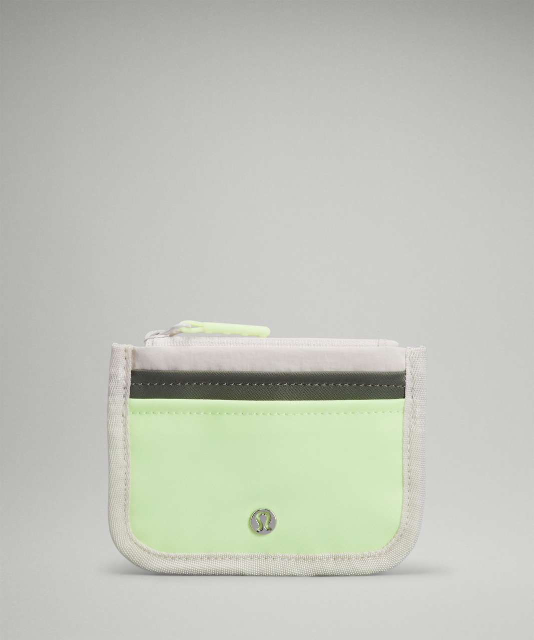 Lululemon True Identity Card Case - Faded Zap / Grey Sage / White Opal