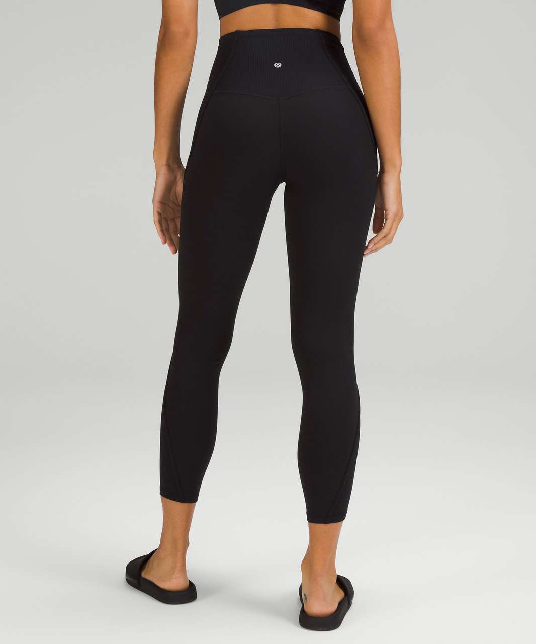 Lululemon Align Ribbed Panel High-Rise Tight 25 - Black - lulu