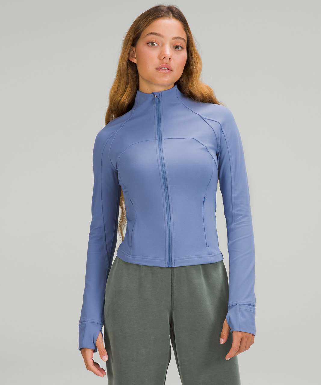 Lululemon Nulu Cropped Define Jacket - Water Drop - lulu fanatics