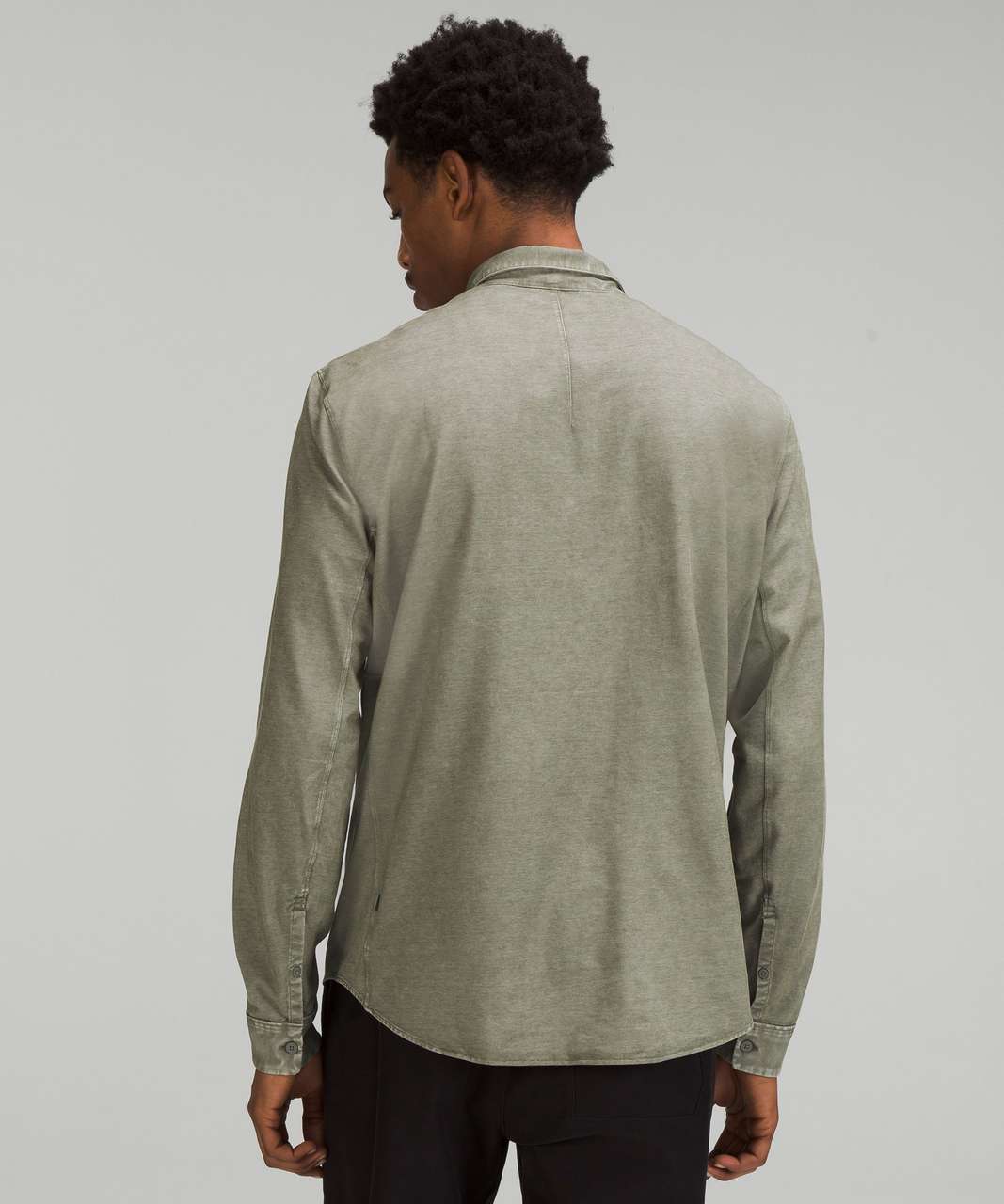 Lululemon Commission Long Sleeve Shirt - Enzyme Dye Carob Brown