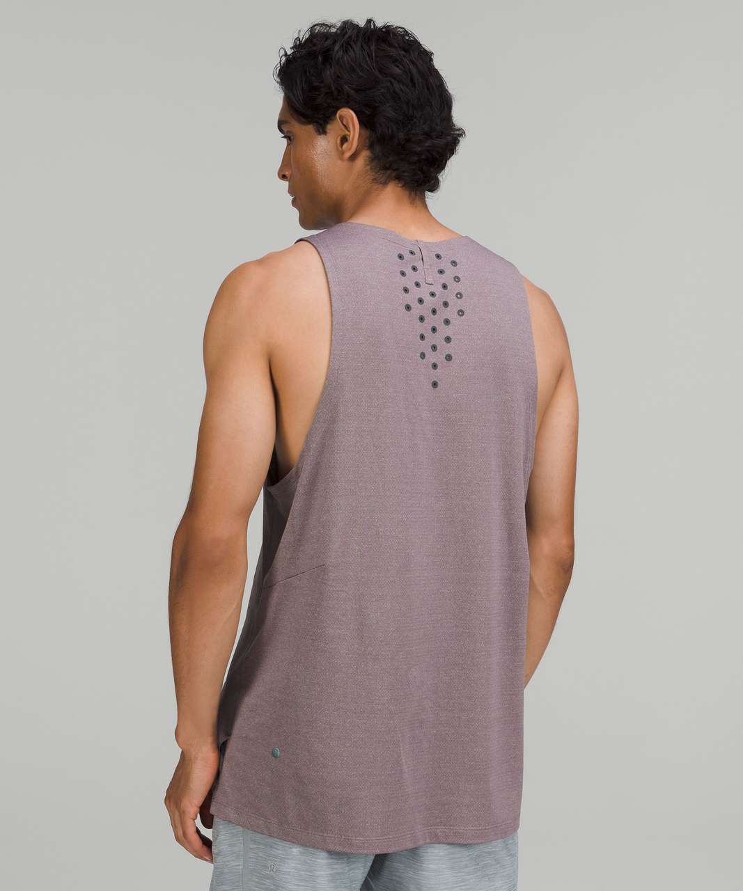 Lululemon Textured Training Tank Top - Heathered Lunar Rock