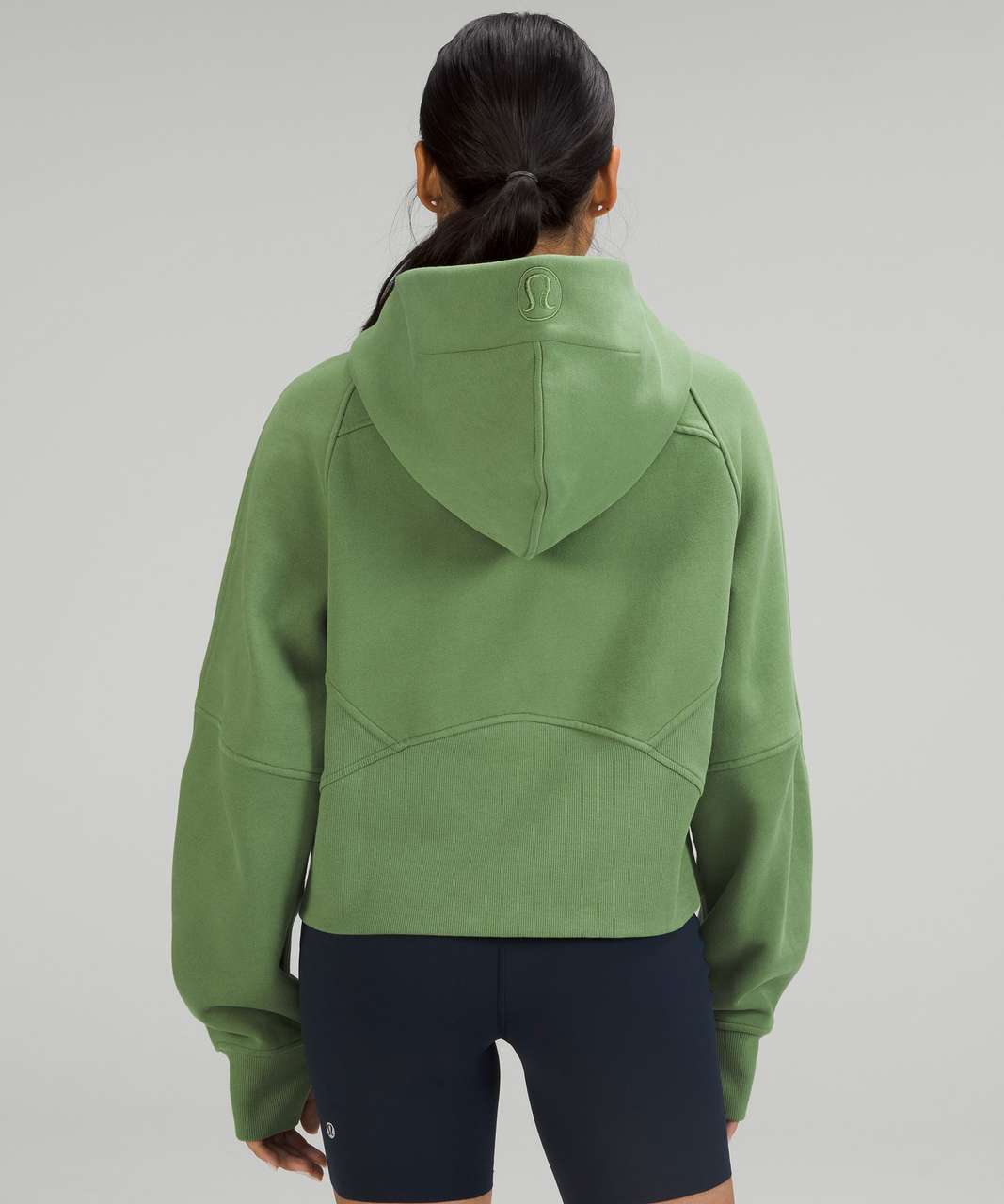 Lululemon Scuba Oversized Half-Zip Hoodie - Green Foliage - lulu