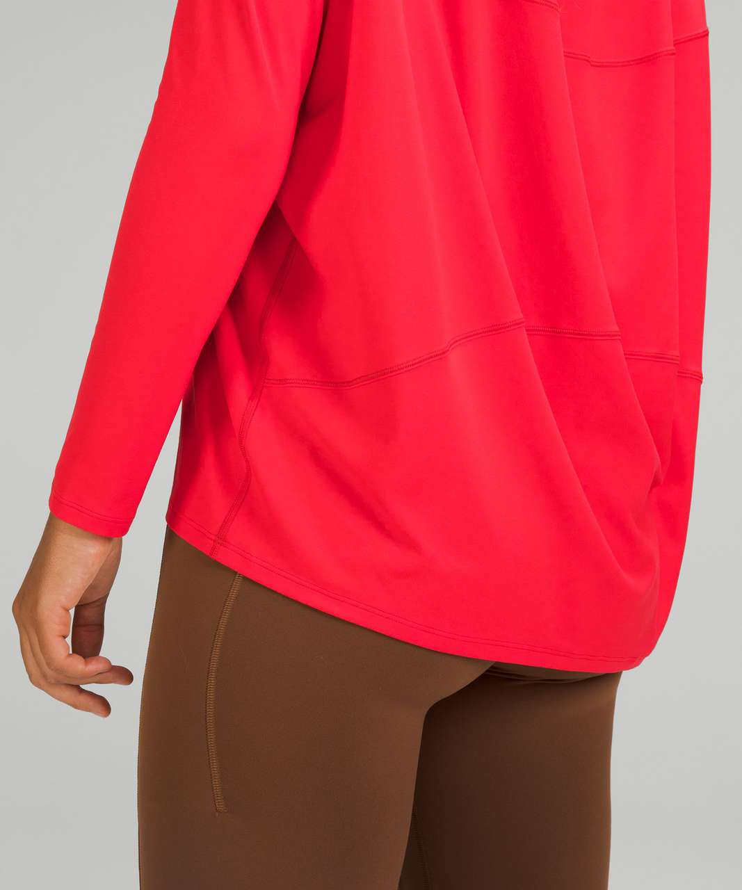 Lululemon Back in Action Long Sleeve Shirt *Nulu - Love Red