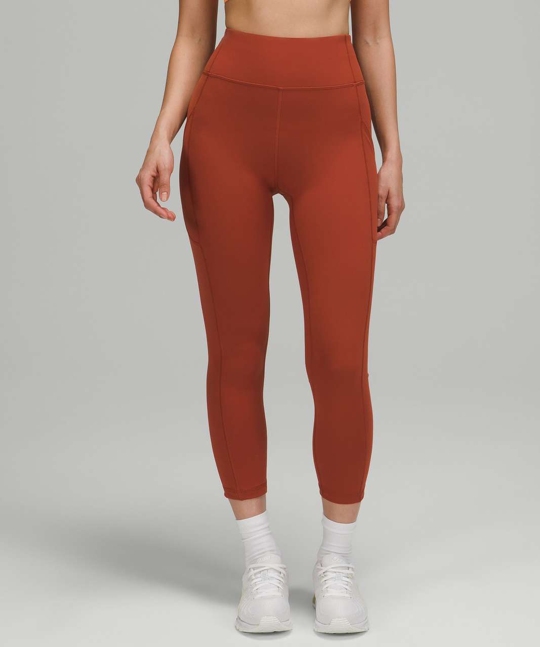 Lululemon Invigorate High-Rise Crop 23 - Cayenne - lulu fanatics