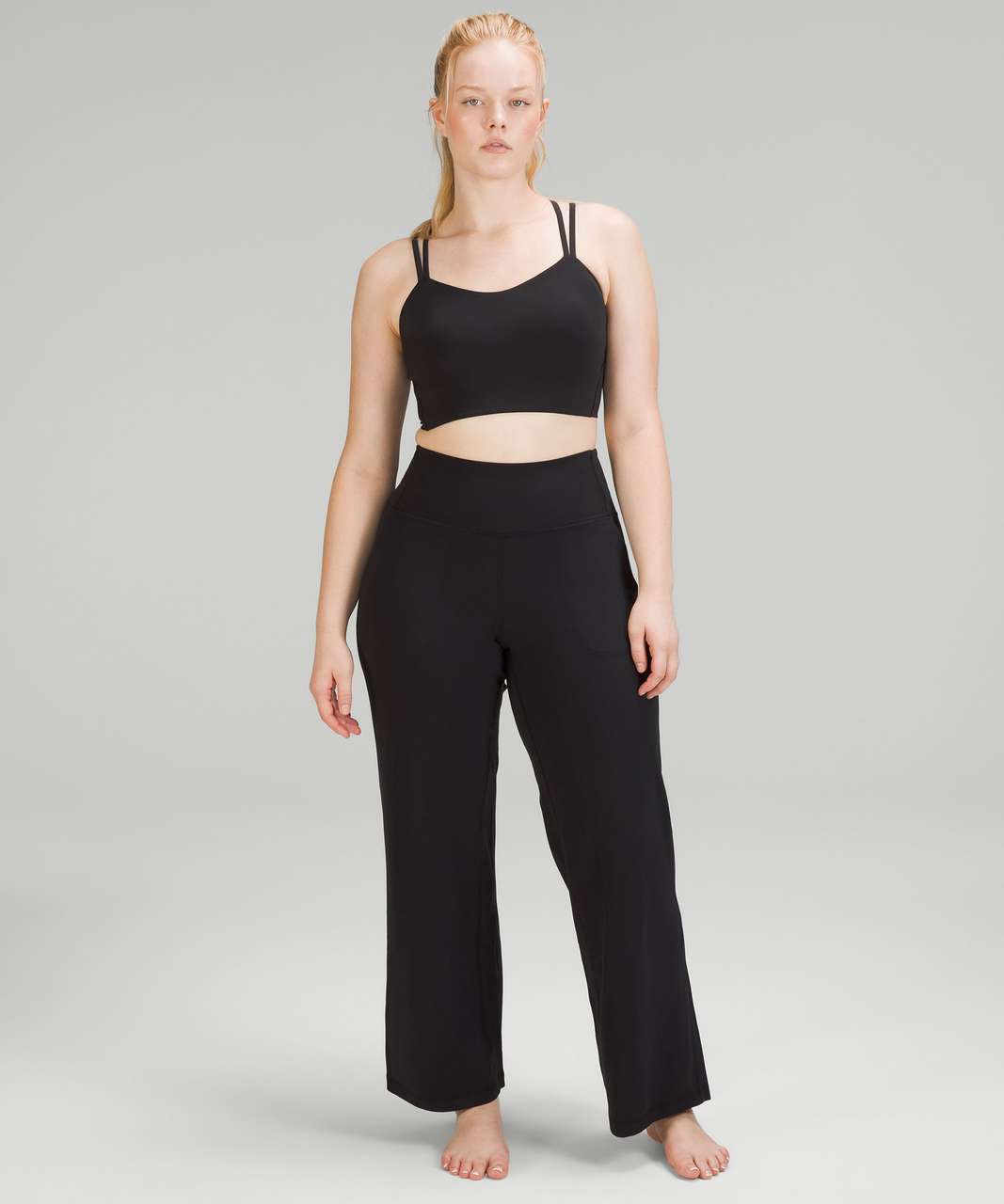 Lululemon Align Wide Leg High-Rise Pant 31 - Black - lulu fanatics