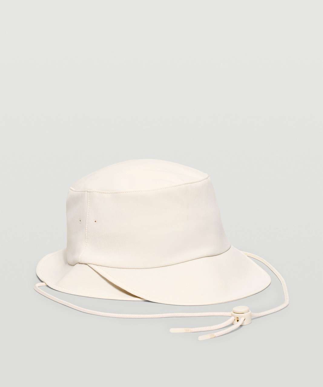 Lululemon Wide-Brim Bucket Hat with Strap - White Opal