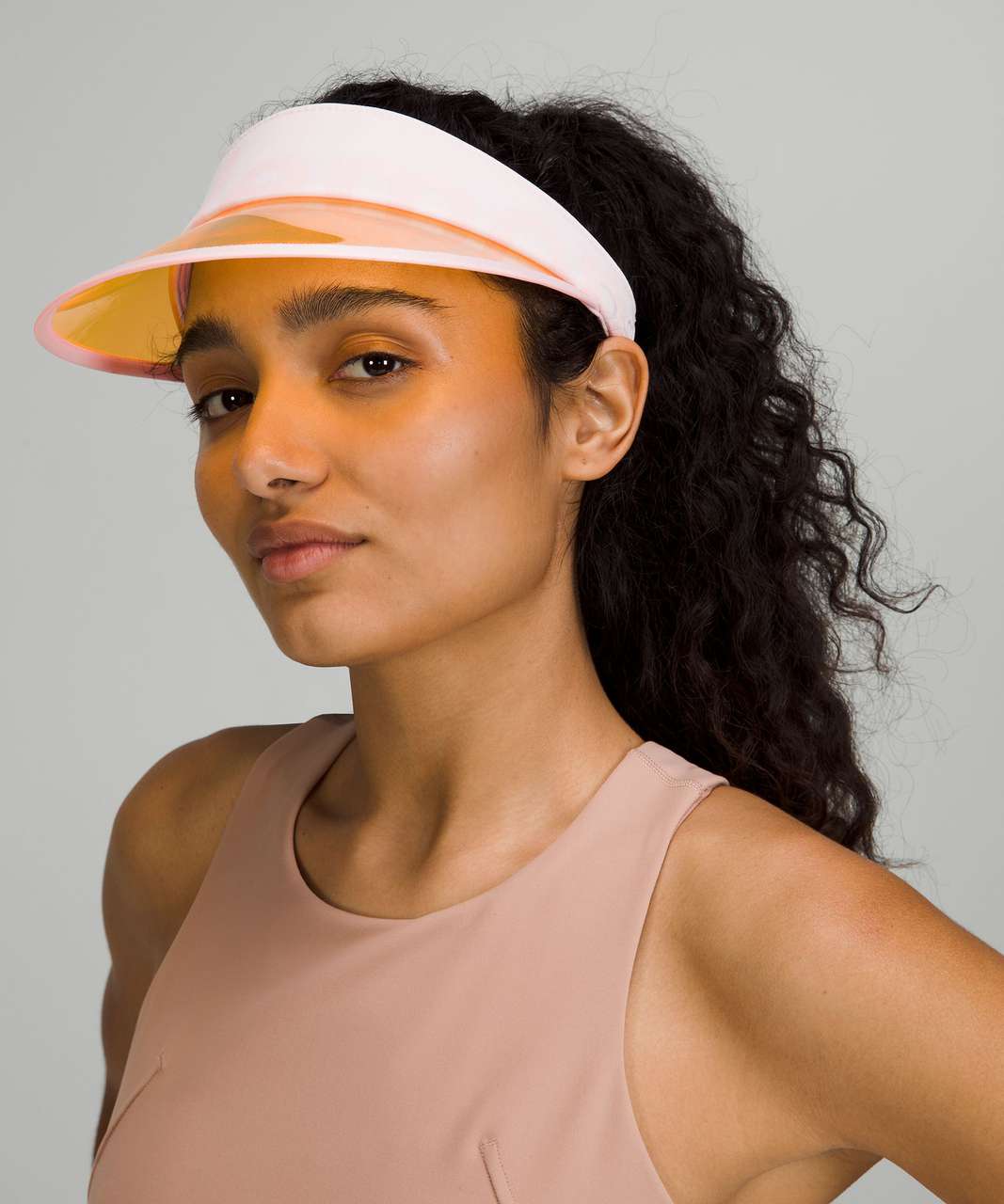 Lululemon Translucent Visor - Strawberry Milkshake / Orange