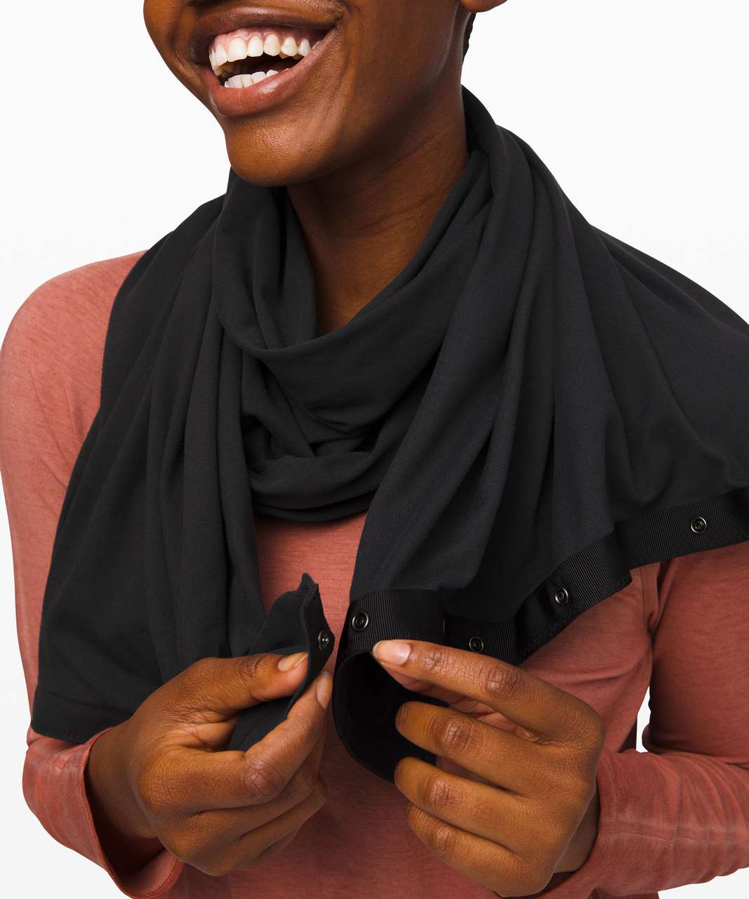 Lululemon Customizable Snap Scarf - Black