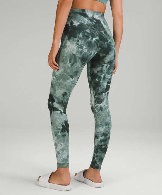 Lululemon Align Super-High-Rise Pant 25 *Shine - Radiate Foil Print Black  - lulu fanatics