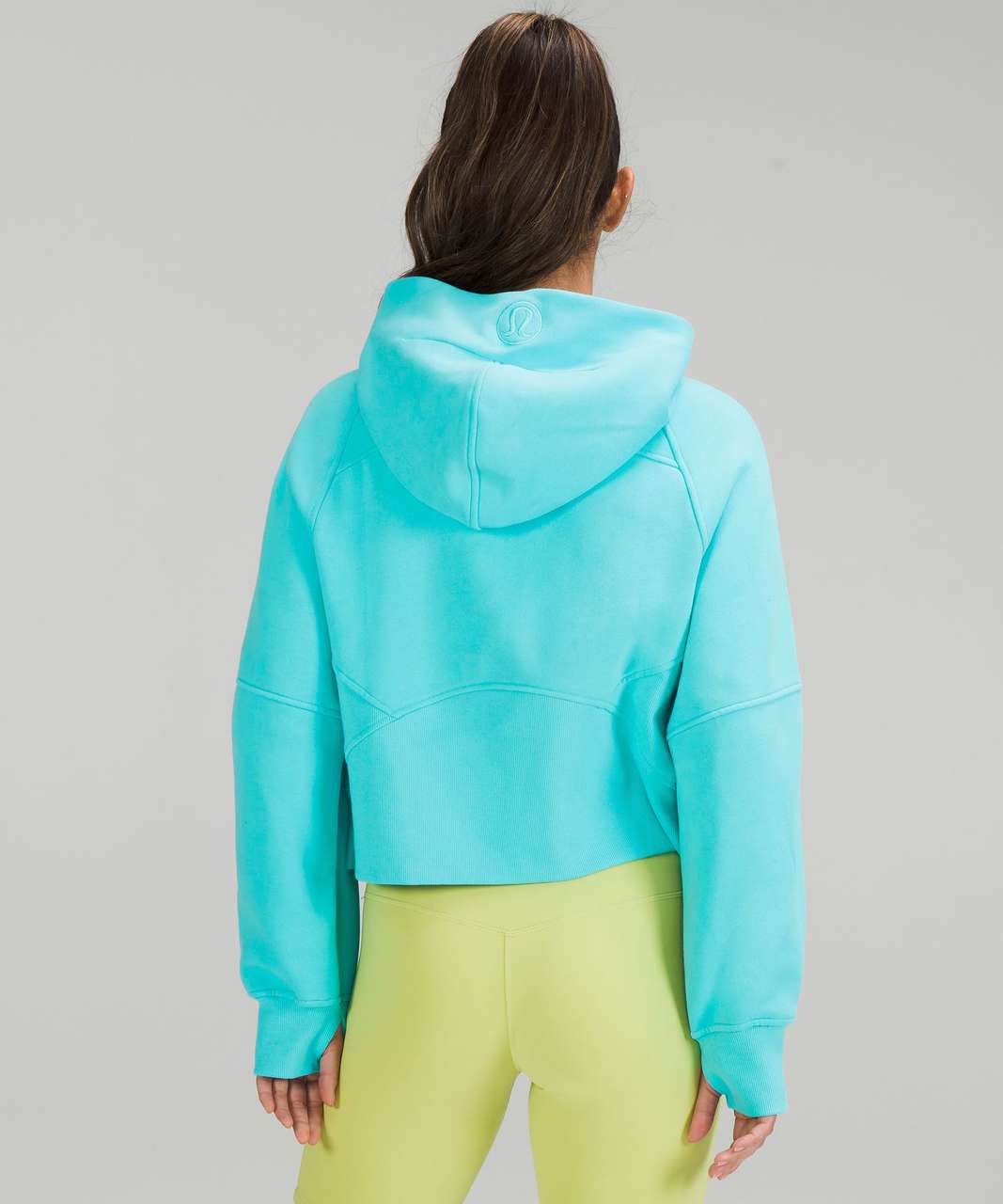 Lululemon Scuba Oversized Half-Zip Hoodie - Electric Turquoise