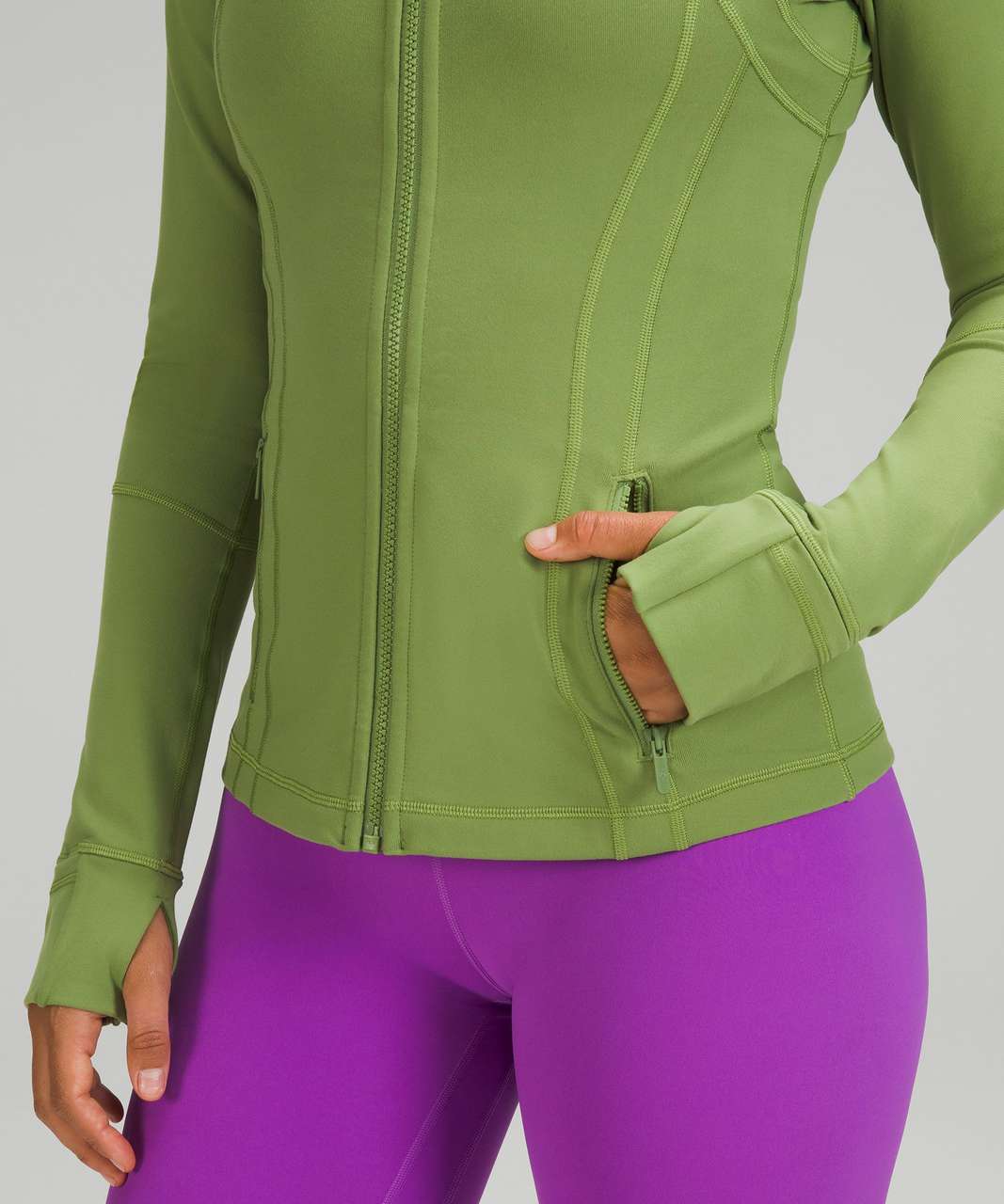 New Sz 4 Lululemon Define Jacket in Everglade Green France