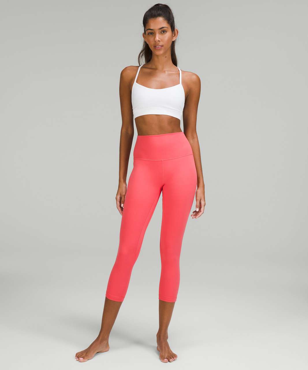 Align short 4' in Raspberry Cream paired with FTBW in Electric Lemon -  perfect for yoga 🧘 : r/lululemon