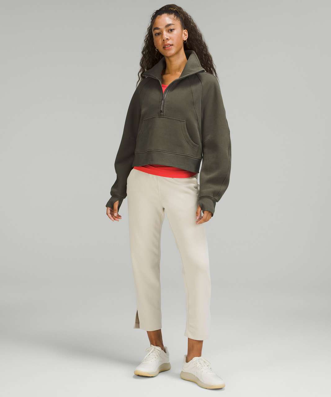 Lululemon Scuba Oversized Full Zip - Carob Brown - lulu fanatics