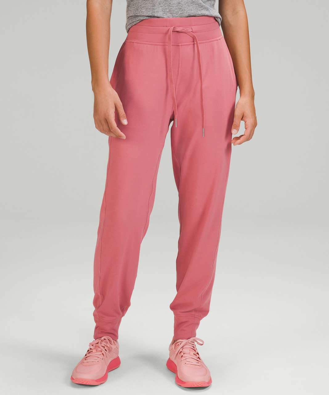 Lululemon Warm Down Hugh Rise Jogger Modal Size 6 Brier Rose