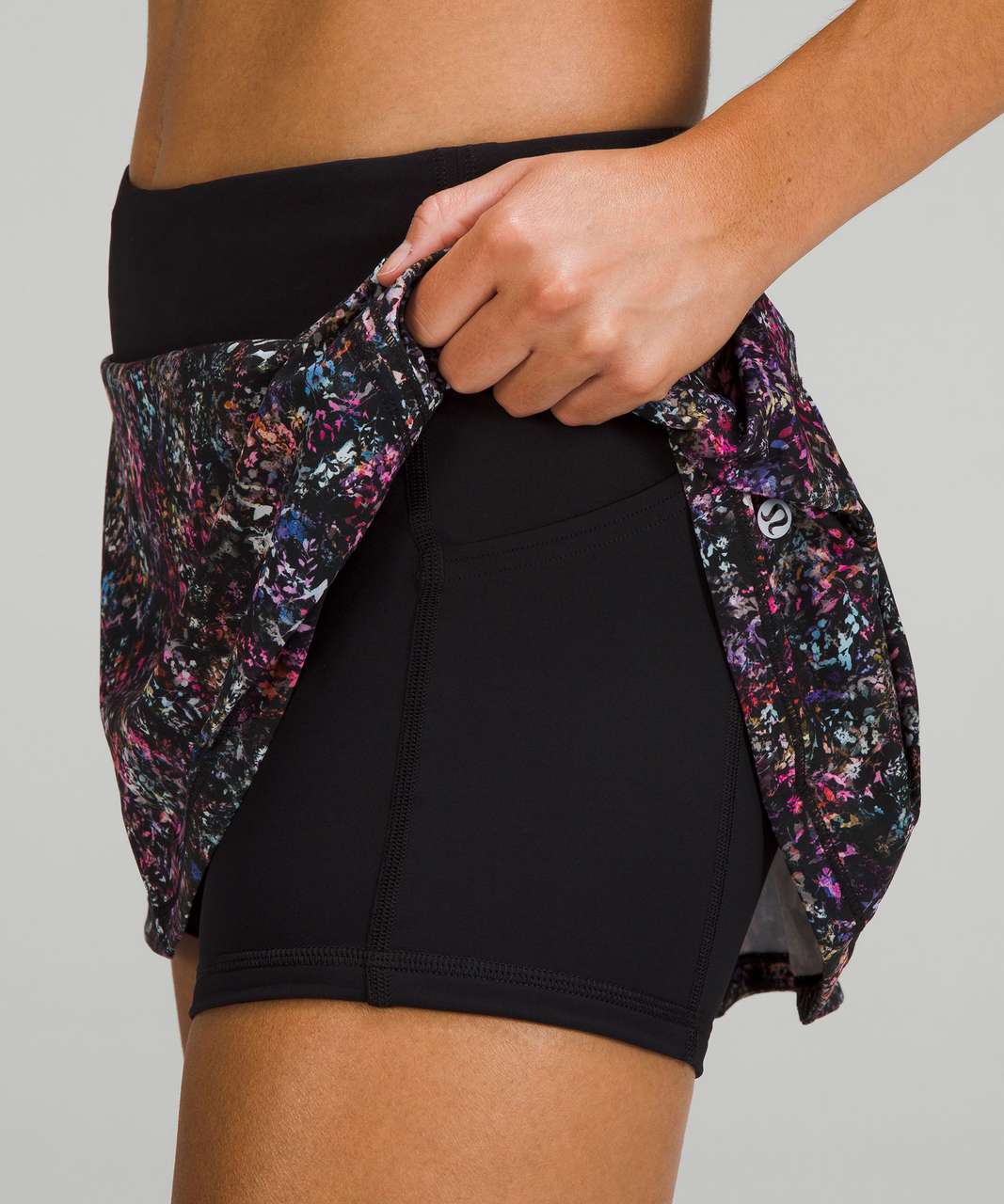 Lululemon Pace Rival Mid-Rise Skirt - Floral Spray Multi