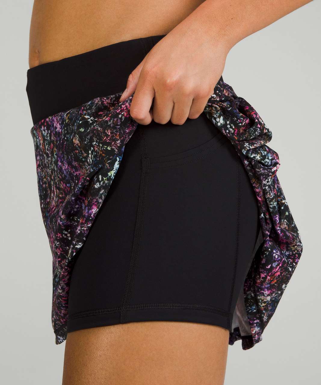 Lululemon Pace Rival Mid-Rise Skirt *Long - Floral Spray Multi