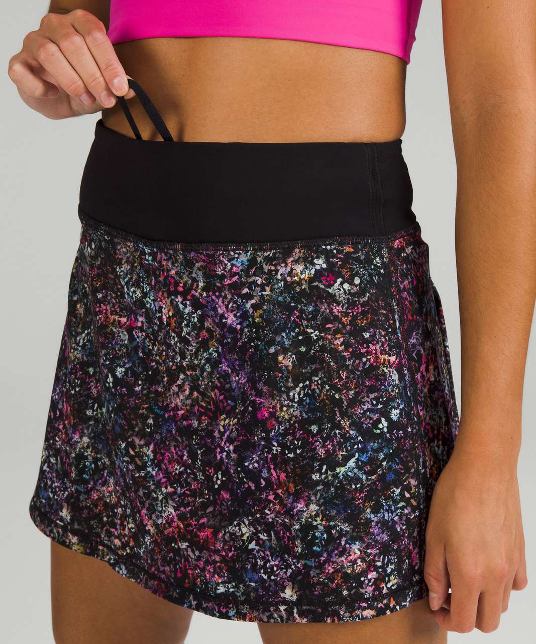 Lululemon Pace Rival Mid-Rise Skirt *Long - Floral Spray Multi