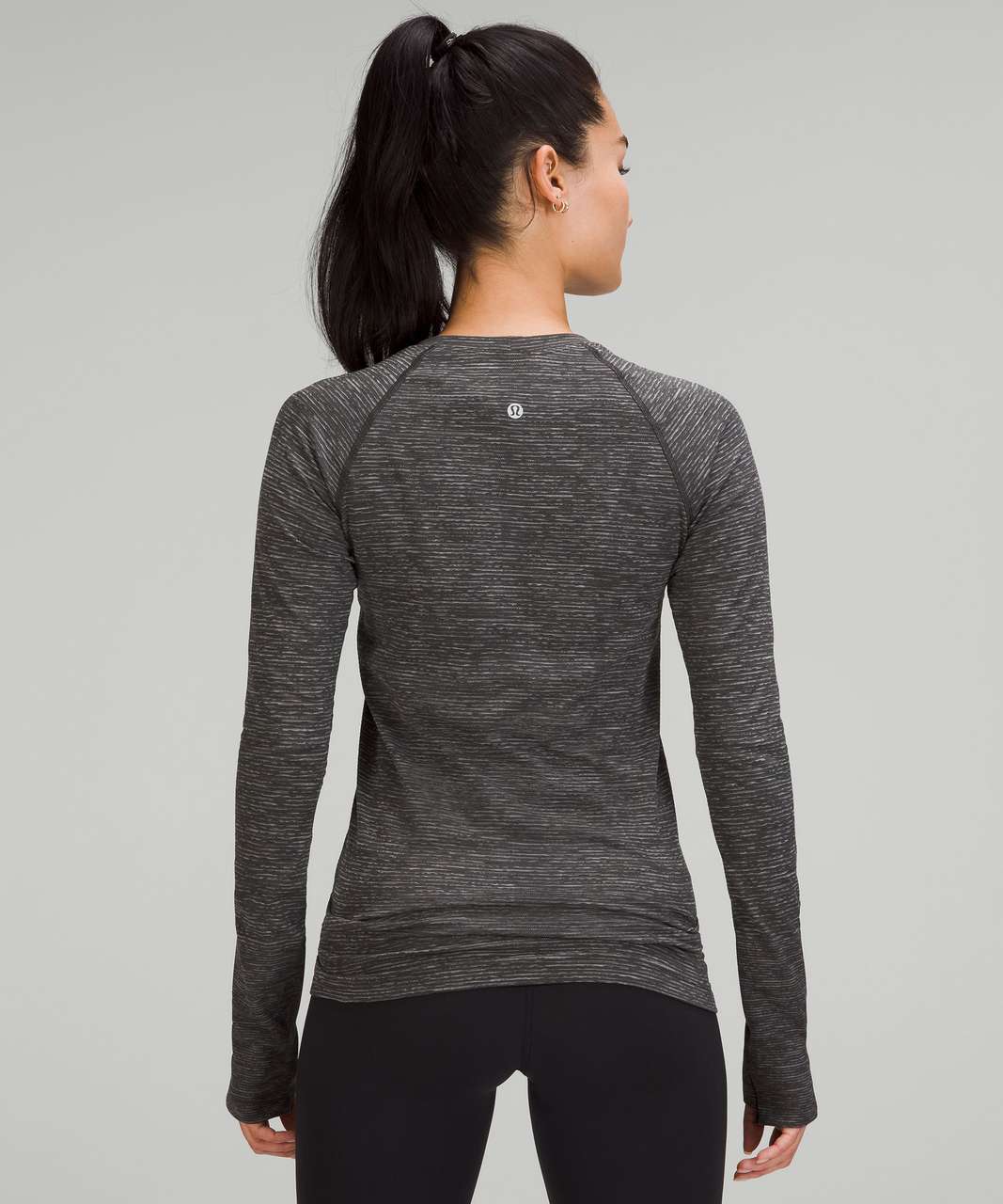 Lululemon Swiftly Tech Long Sleeve Shirt 2.0 - Wee Are From Space Graphite Grey