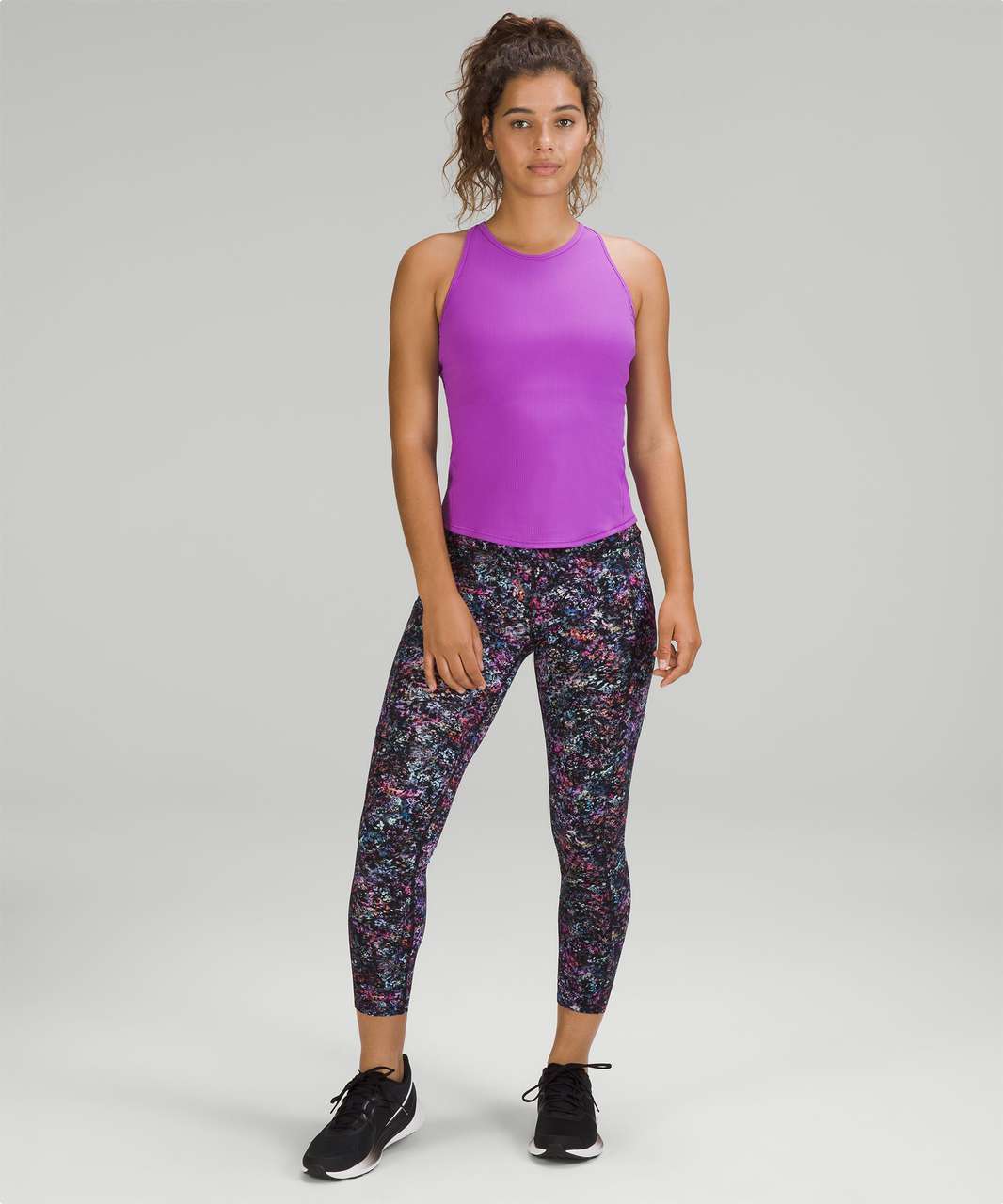 NWT Lululemon Fast Free High Rise Tight 25 Sz 4, Floral Flux