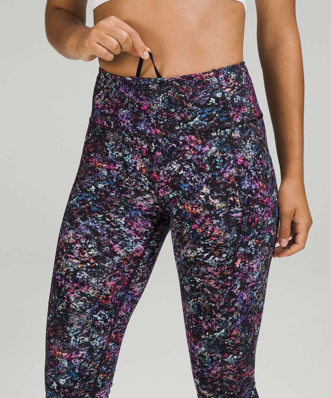 Lululemon Fast and Free High Rise Tight 25 - Floral Flux Multi - lulu  fanatics