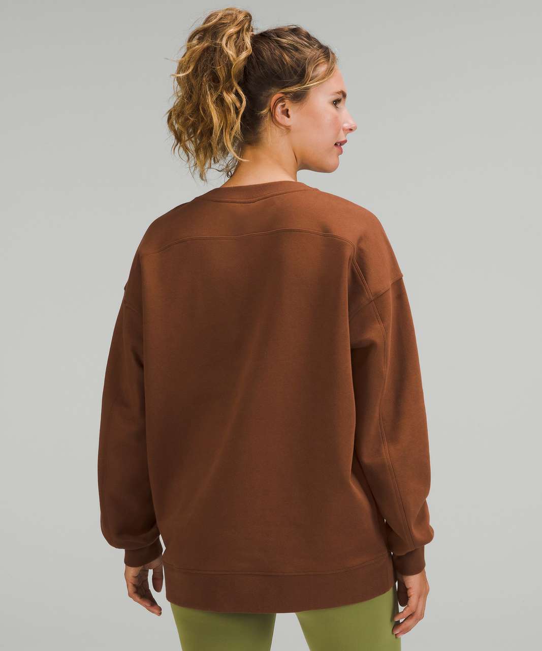 Lululemon Perfectly Oversized Crew - Roasted Brown