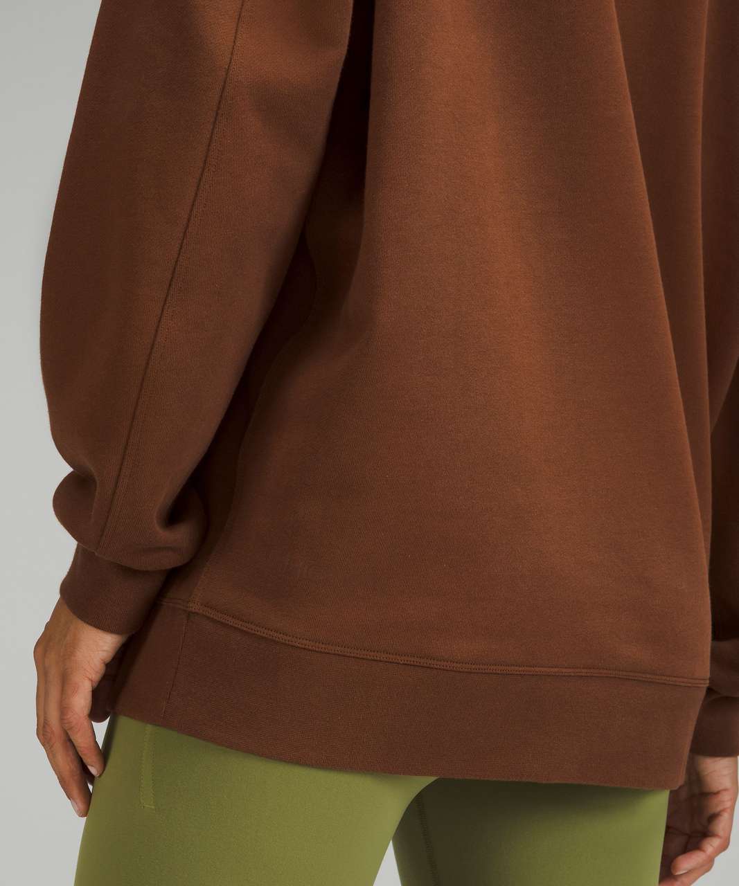 Lululemon Perfectly Oversized Crew - Roasted Brown