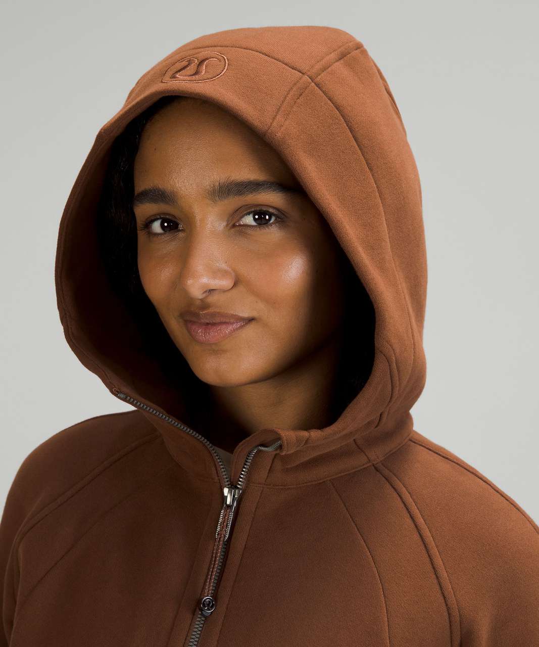 Lululemon Scuba Full-Zip Hoodie - Roasted Brown - lulu fanatics