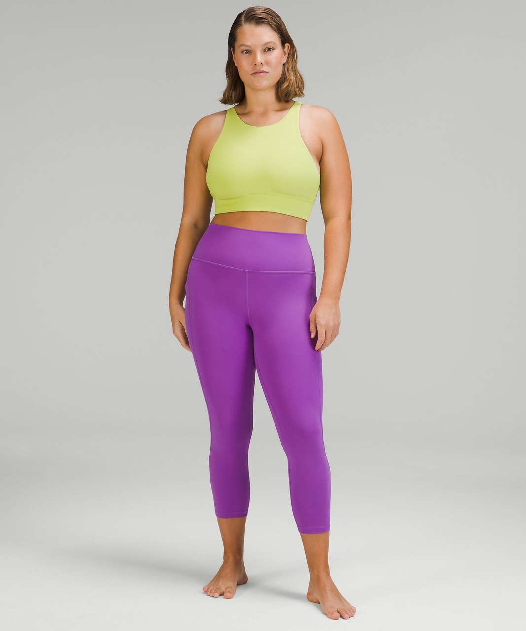 Lululemon Align High-Rise Crop with Pockets 23 - Moonlit Magenta - lulu  fanatics