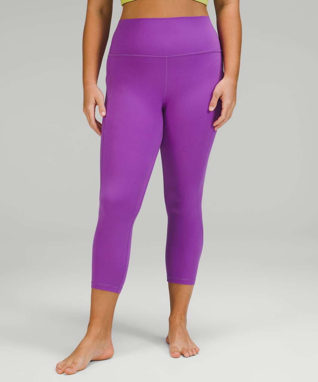 Lululemon Align High-Rise Crop with Pockets 23 - Moonlit Magenta - lulu  fanatics