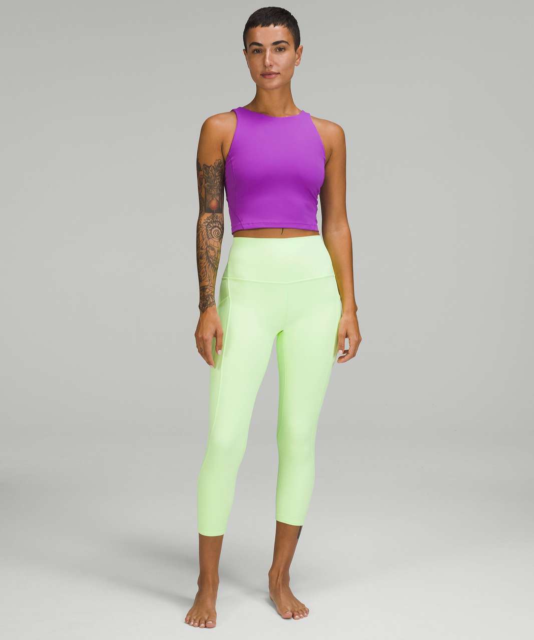 Lululemon Align High-Rise Crop with Pockets 23" - Faded Zap